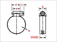 HF-2101 Hose Clamps Schematic Diagram