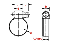 HF-3111 Zebra Hose Clamps Schematic Diagram